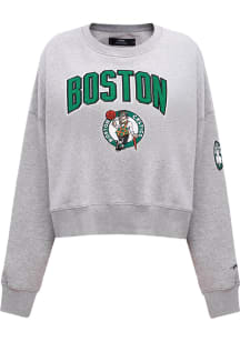 Pro Standard Boston Celtics Womens Grey Classic Crew Sweatshirt