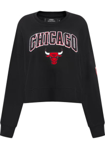 Pro Standard Chicago Bulls Womens Black Classic Crew Sweatshirt