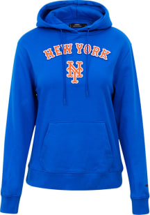 Pro Standard New York Mets Womens Blue Classic Hooded Sweatshirt