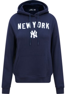 Pro Standard New York Yankees Womens Navy Blue Classic Hooded Sweatshirt