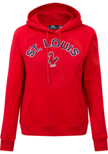 Pro Standard St Louis Cardinals Womens Red Classic Hooded Sweatshirt
