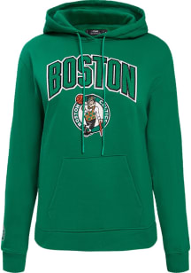 Pro Standard Boston Celtics Womens Green Classic Hooded Sweatshirt