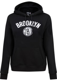 Pro Standard Brooklyn Nets Womens Black Classic Hooded Sweatshirt