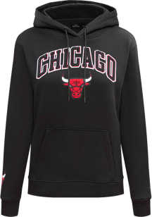 Pro Standard Chicago Bulls Womens Black Classic Hooded Sweatshirt