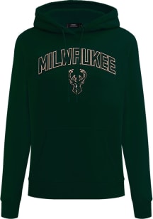 Pro Standard Milwaukee Bucks Womens Green Classic Hooded Sweatshirt