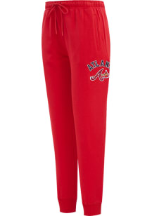 Pro Standard Atlanta Braves Womens Classic Red Sweatpants