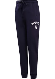 Pro Standard New York Yankees Womens Classic Navy Blue Sweatpants