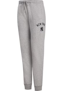 Pro Standard New York Yankees Womens Classic Grey Sweatpants