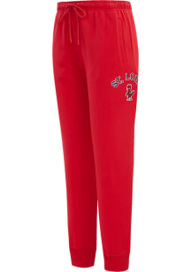 Pro Standard St Louis Cardinals Womens Classic Red Sweatpants