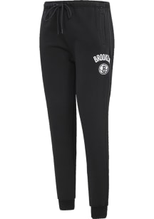 Pro Standard Brooklyn Nets Womens Classic Black Sweatpants