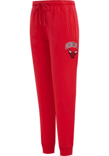 Pro Standard Chicago Bulls Womens Classic Red Sweatpants