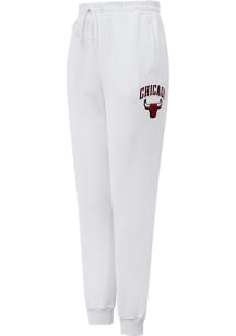Pro Standard Chicago Bulls Womens Classic White Sweatpants