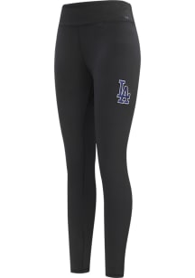 Pro Standard Los Angeles Dodgers Womens Black High Rise Lux Legging Pants