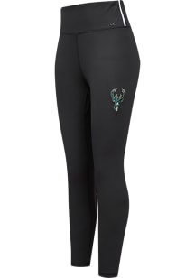 Pro Standard Milwaukee Bucks Womens Black High Rise Lux Legging Pants