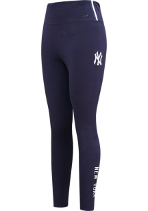 Pro Standard New York Yankees Womens Navy Blue Jersey Legging Pants