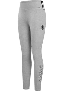 Pro Standard Brooklyn Nets Womens Grey Jersey Legging Pants