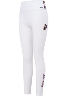 Pro Standard Los Angeles Lakers Womens White Jersey Legging Pants