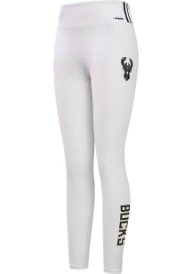 Pro Standard Milwaukee Bucks Womens White Jersey Legging Pants