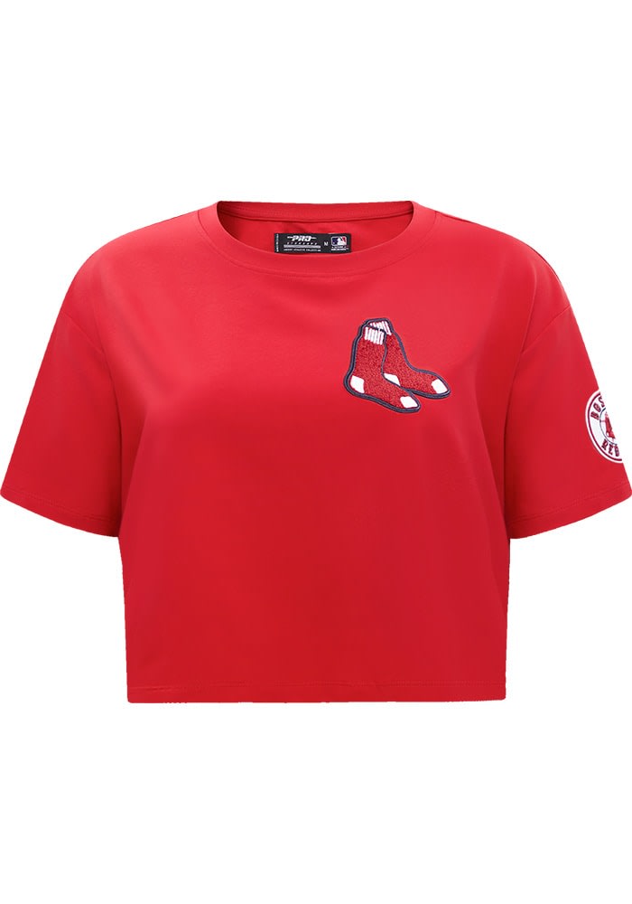 Pro Standard Boston Red Sox Womens Red Boxy T-Shirt - 64920862