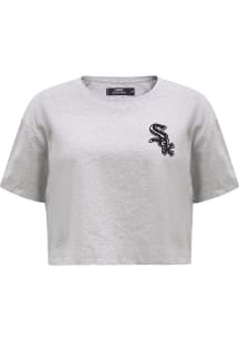 Pro Standard Chicago White Sox Womens Grey Boxy Short Sleeve T-Shirt