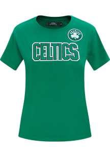 Pro Standard Boston Celtics Womens Green Slim Fit Short Sleeve T-Shirt