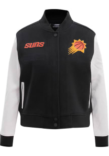 Pro Standard Phoenix Suns Womens Black Wool Varsity Heavy Weight Jacket