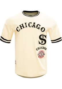Pro Standard Chicago White Sox White Retro Chenille Short Sleeve Fashion T Shirt