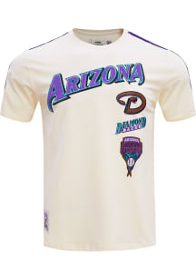 Pro Standard Arizona Diamondbacks White Retro Chenille Short Sleeve Fashion T Shirt