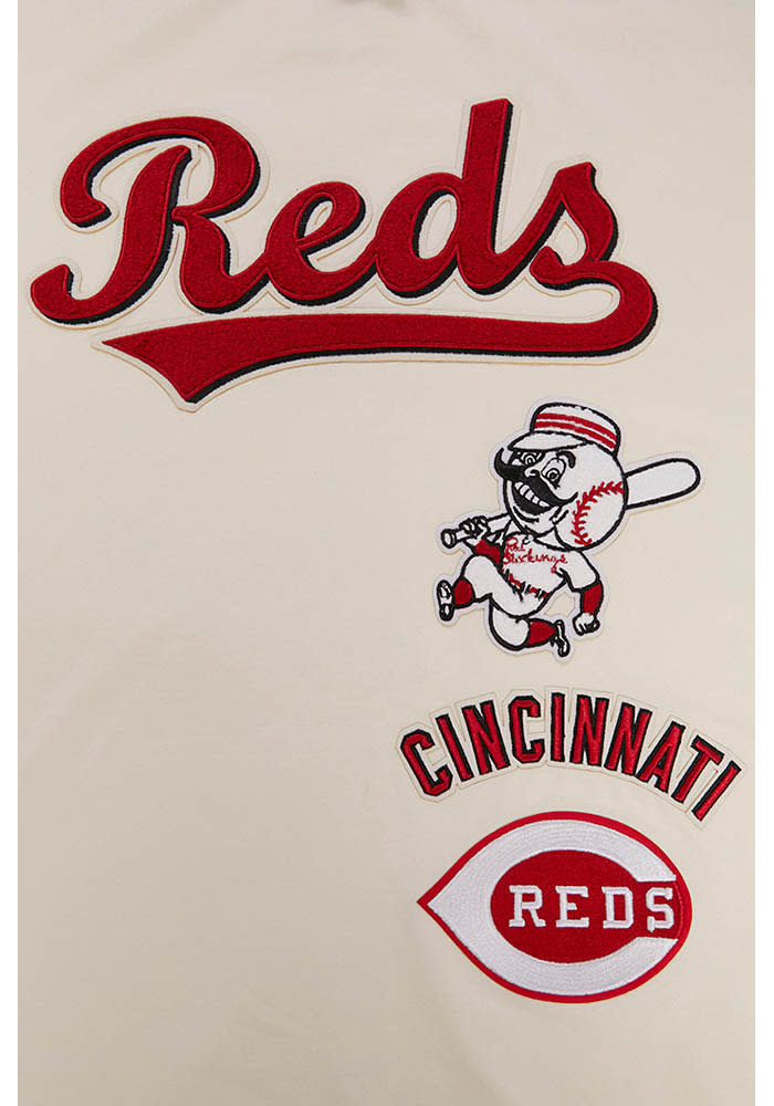 Pro Standard Cincinnati Reds Retro Chenille Short Sleeve Fashion T Shirt