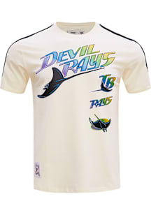 Pro Standard Toronto Blue Jays White Retro Chenille Short Sleeve Fashion T Shirt