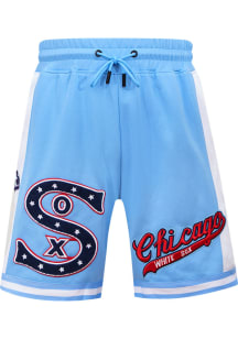 Pro Standard Chicago White Sox Mens Blue Retro Chenille Shorts