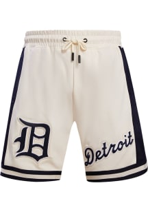 Pro Standard Detroit Tigers Mens White Retro Chenille Shorts