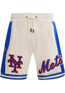 Pro Standard New York Mets Mens White Retro Chenille Shorts