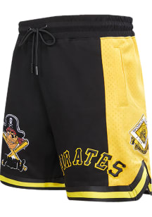 Pro Standard Pittsburgh Pirates Mens Black Retro Chenille Shorts