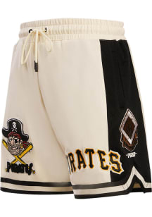 Pro Standard Pittsburgh Pirates Mens White Retro Chenille Shorts