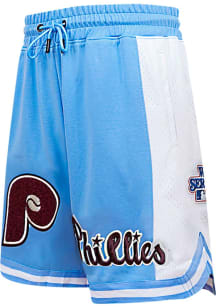 Pro Standard Philadelphia Phillies Mens Blue Retro Chenille Shorts