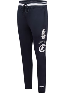Pro Standard Chicago Cubs Mens Navy Blue Retro Classic Fashion Sweatpants