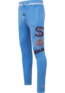 Pro Standard Chicago White Sox Mens Blue Retro Classic Fashion Sweatpants