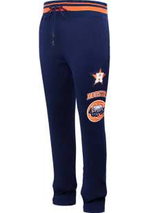 Pro Standard Houston Astros Mens Navy Blue Retro Classic Fashion Sweatpants