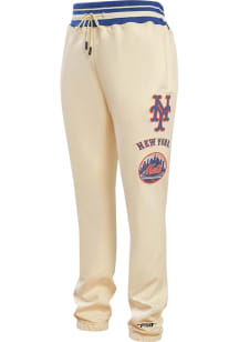 Pro Standard New York Mets Mens White Retro Classic Fashion Sweatpants
