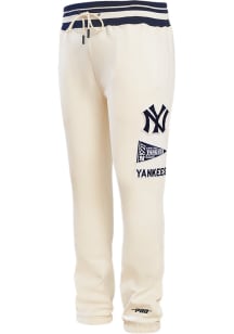 Pro Standard New York Yankees Mens White Retro Classic Fashion Sweatpants