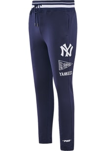 Pro Standard New York Yankees Mens Navy Blue Retro Classic Fashion Sweatpants