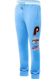 Pro Standard Philadelphia Phillies Mens Blue Retro Classic Fashion Sweatpants