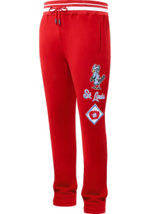 Pro Standard St Louis Cardinals Mens Red Retro Classic Fashion Sweatpants