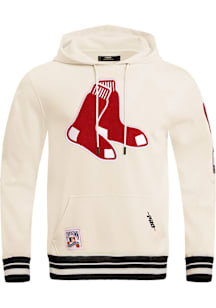 Pro Standard Boston Red Sox Mens White Retro Classic Fashion Hood