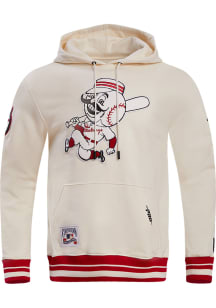 Pro Standard Cincinnati Reds Mens White Retro Classic Fashion Hood