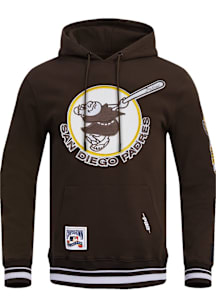 Pro Standard San Diego Padres Mens Brown Retro Classic Fashion Hood