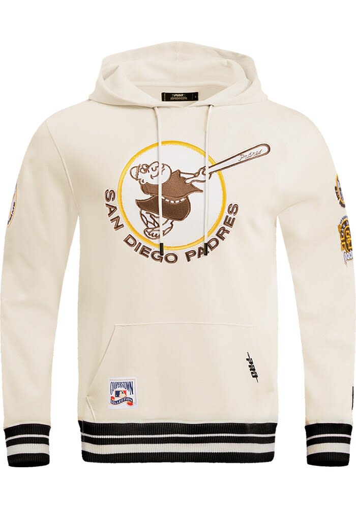 Pro Standard San Diego Padres Mens White Retro Classic Long Sleeve