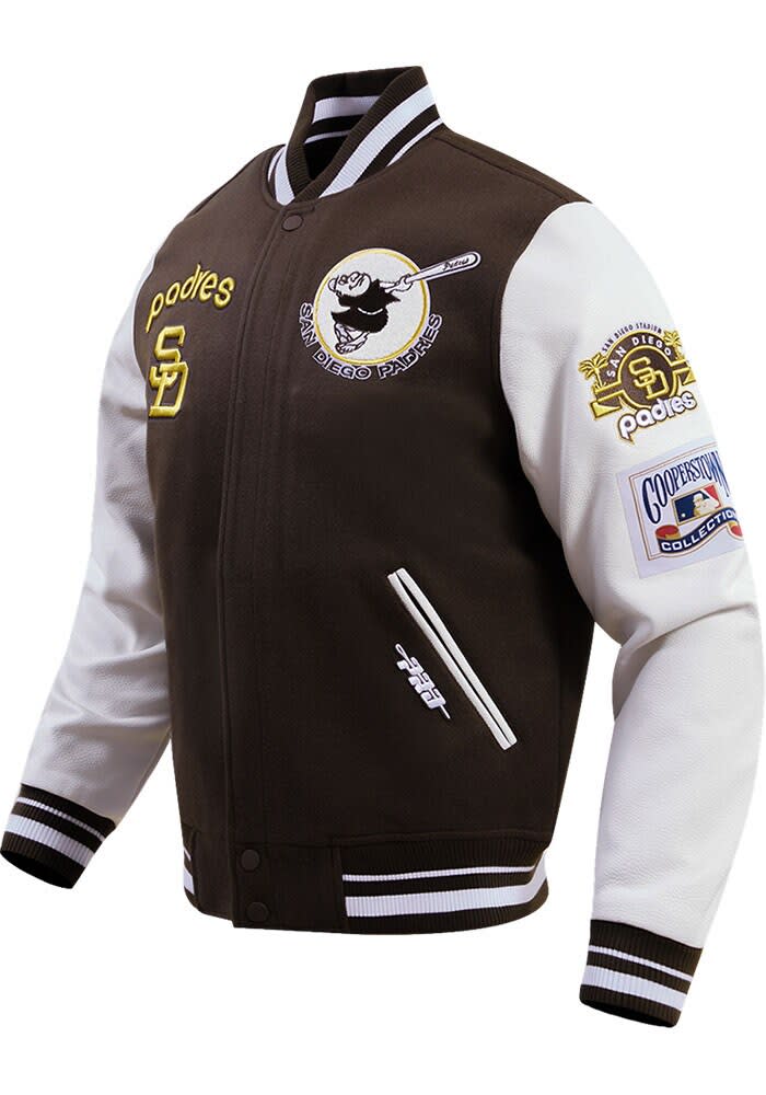 Pro Standard San Diego Padres Mens BROWN Retro Wool Varsity
