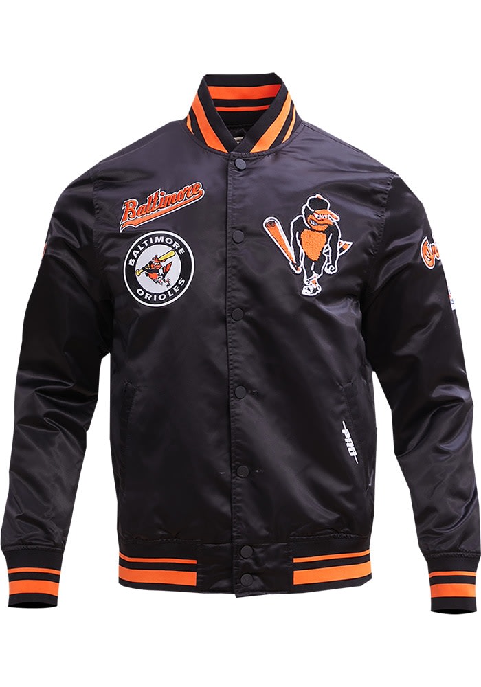 Pro Standard Baltimore Orioles Mens BLACK Retro Classic Satin